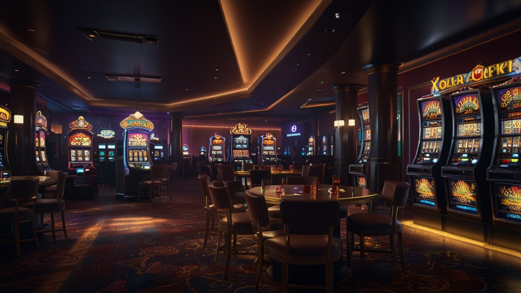 Casino lobby with a highlighted promo banner and no-deposit offer
