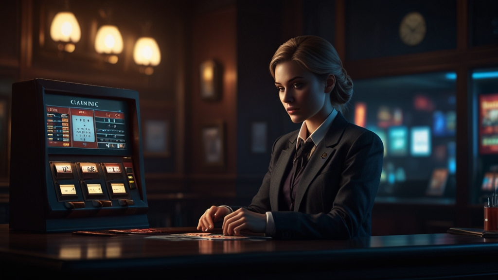 Casino withdrawal screen beside a glowing clock and payment icons